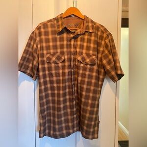 Kuhl Men's Short-Sleeve Plaid Pearl Snap Shirt